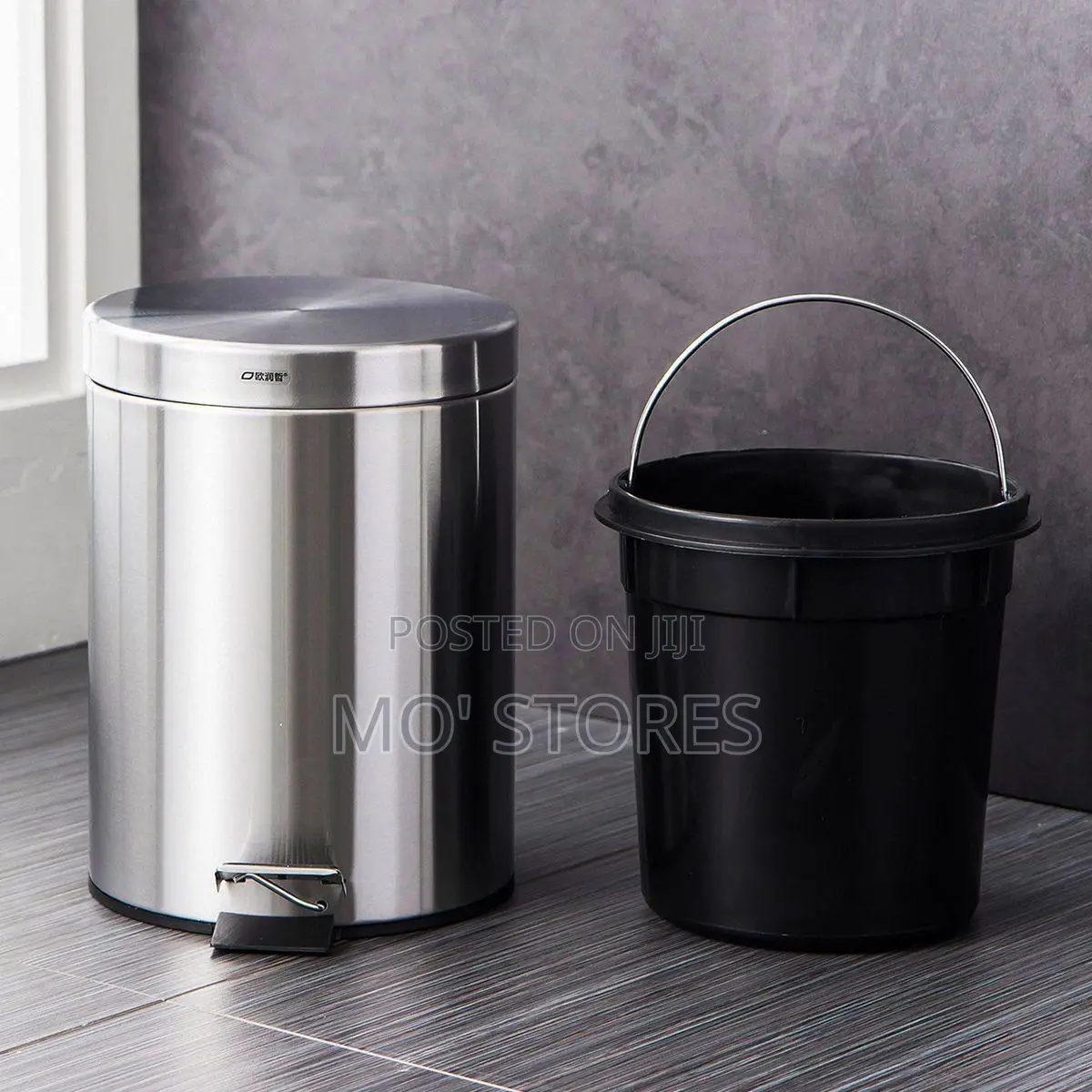 8l High Quality Stainless Steel Bin