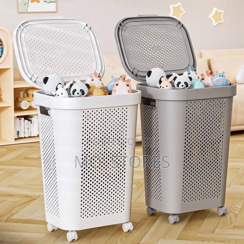 Laundry Basket With Wheels and Handle