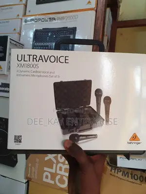 Behringer Ultravoice Xm1800s Set of 3 Microphone