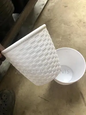 Imported White Flower Pot