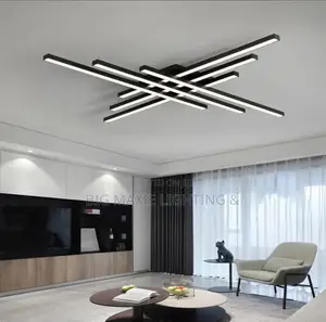 Nordic Modern Long Strip Ceiling Lamp for Living Room, Bedroom
