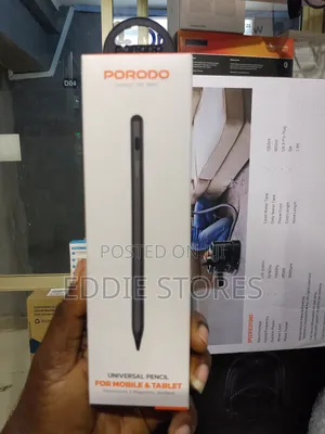 Porodo Universal Pencil for Mobile and Tablet With Touch Switch