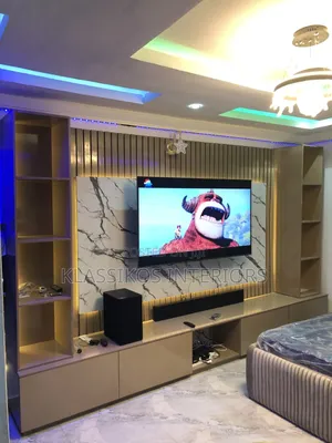 Quality Tv Console With Premium L9-D2 (Free Delivery)