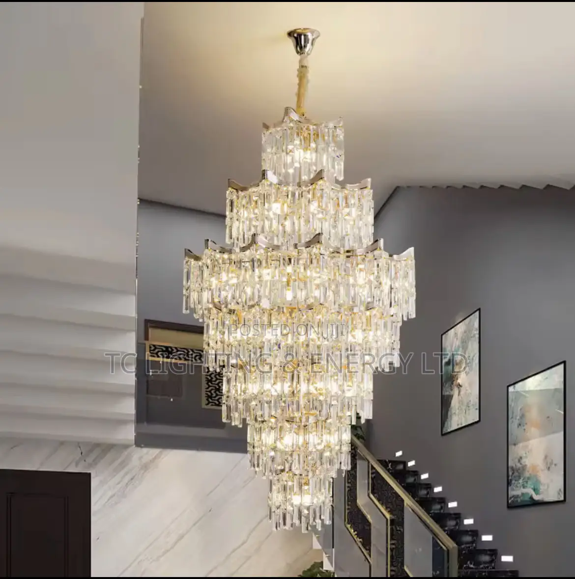 Unique Crystal Chandelier