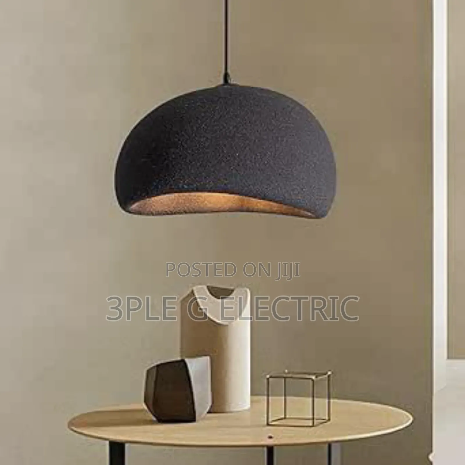 Black Wabi Sabi Pendant Light