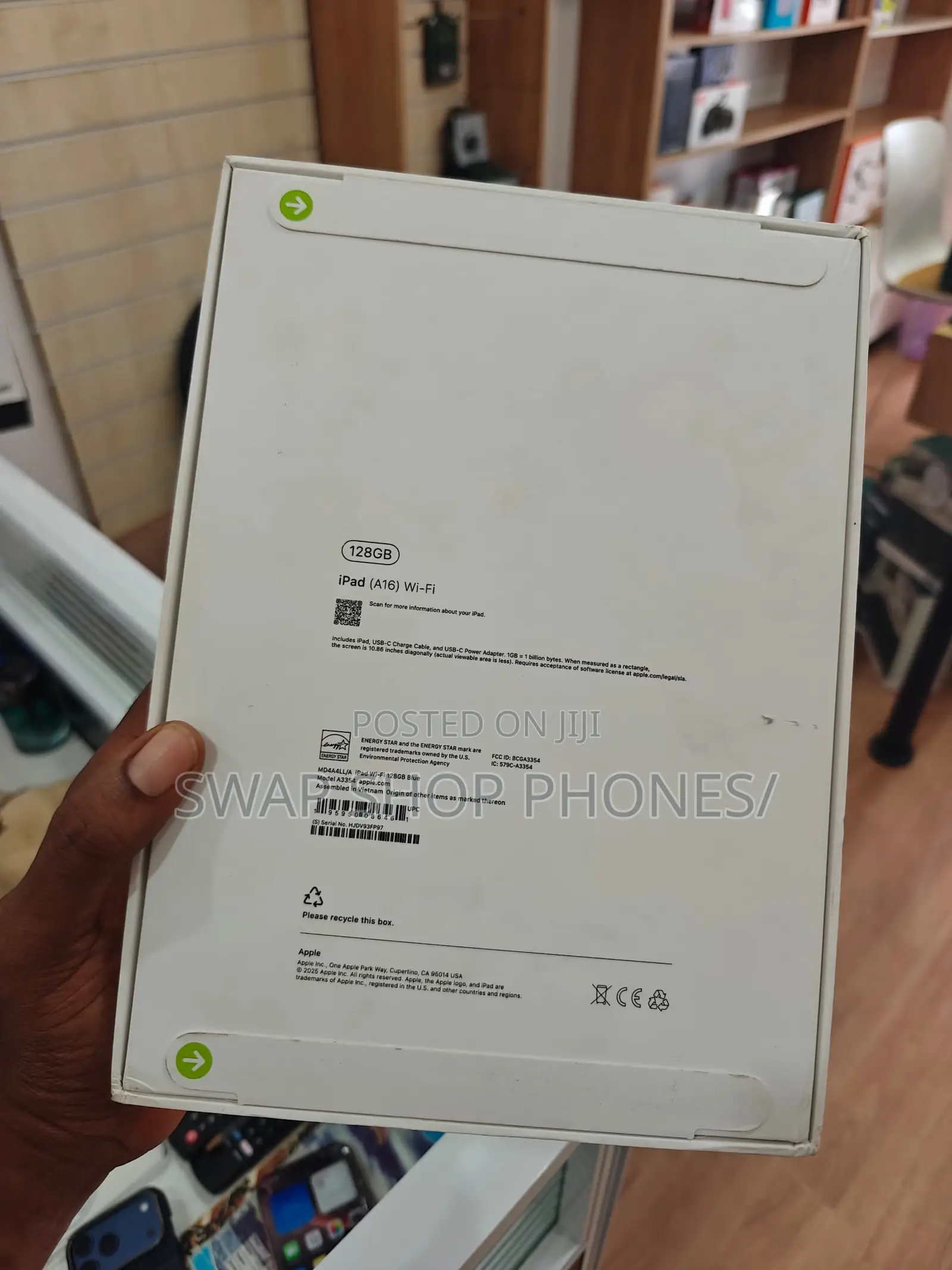 New Apple iPad (2025) 128 GB Blue