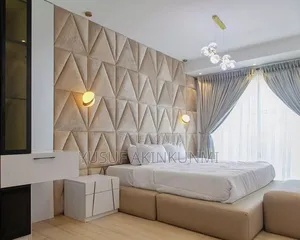 Luxury Bed Frame With Ottoman and Bedside Stools