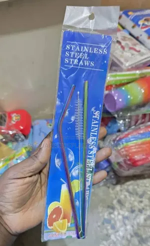 2 in 1 Steel Straw and a Straw Brush