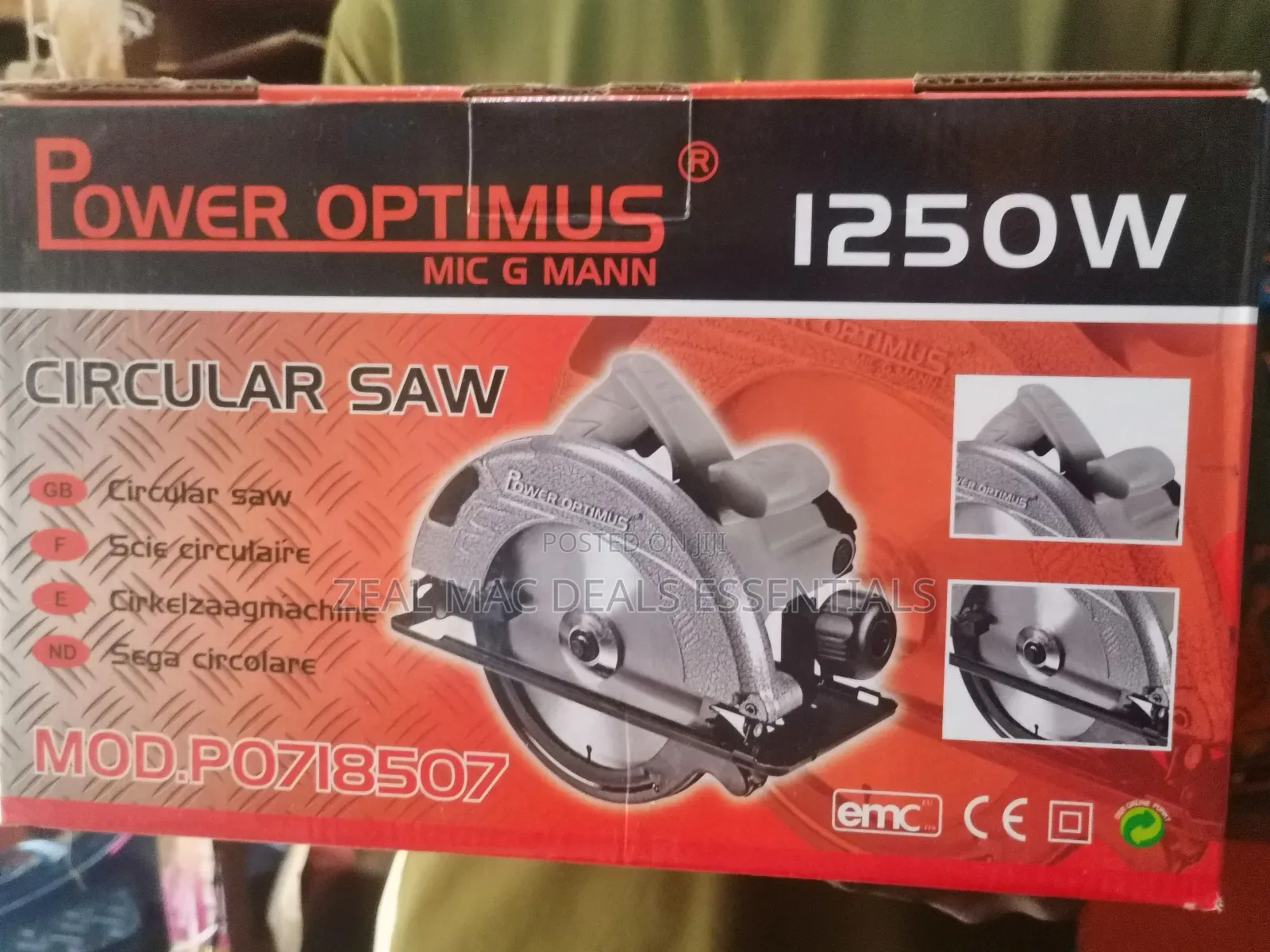 7" Power Optimus Circular Saw Machine