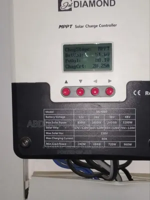 Solar Installation With Inverter, Batteries CHG/Controller