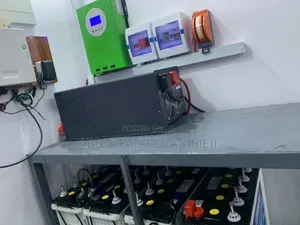 Solar Installation With Inverter, Batteries CHG/Controller