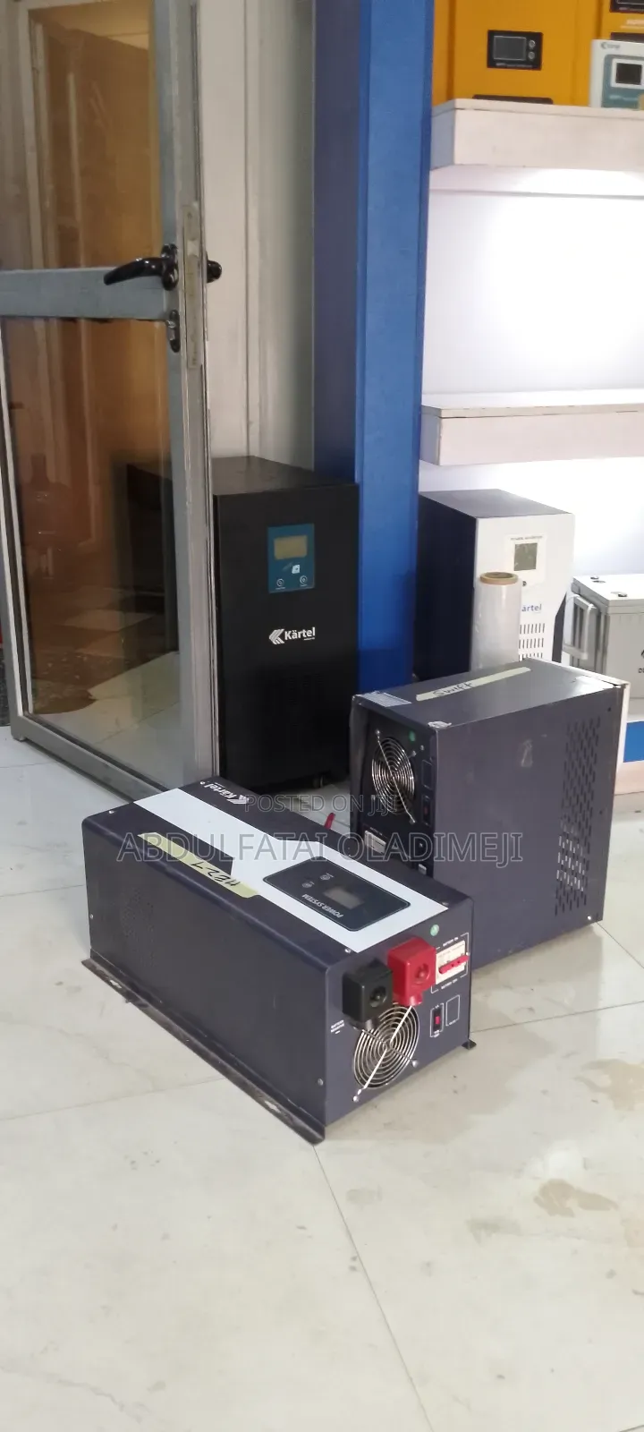 Solar Installation With Inverter, Batteries CHG/Controller