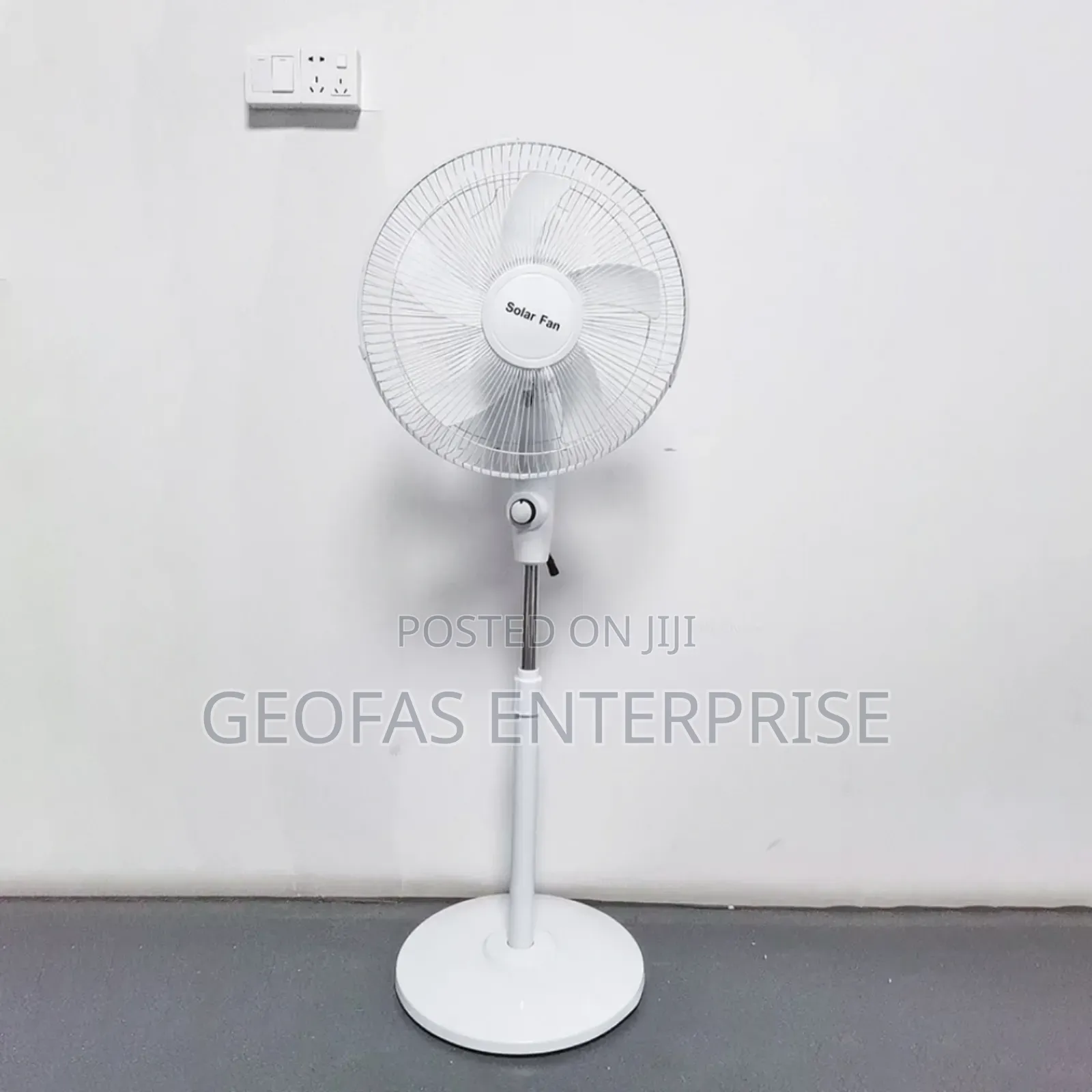 Uk Used 16" High Quality Solar Charge Fan With Panel