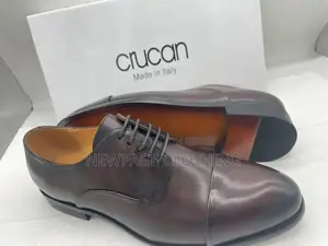 Clarks Men’S Premium Brown Oxford Leather Shoes