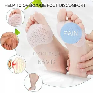 5 Pairs Non-Slip Silicone Foot Pads Shoes Ladies Toe Pain Relief