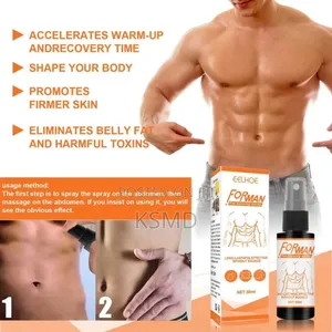 2 Bottles Anti Cellulite Spray Belly Fat Burning Cream Sweat Sprays