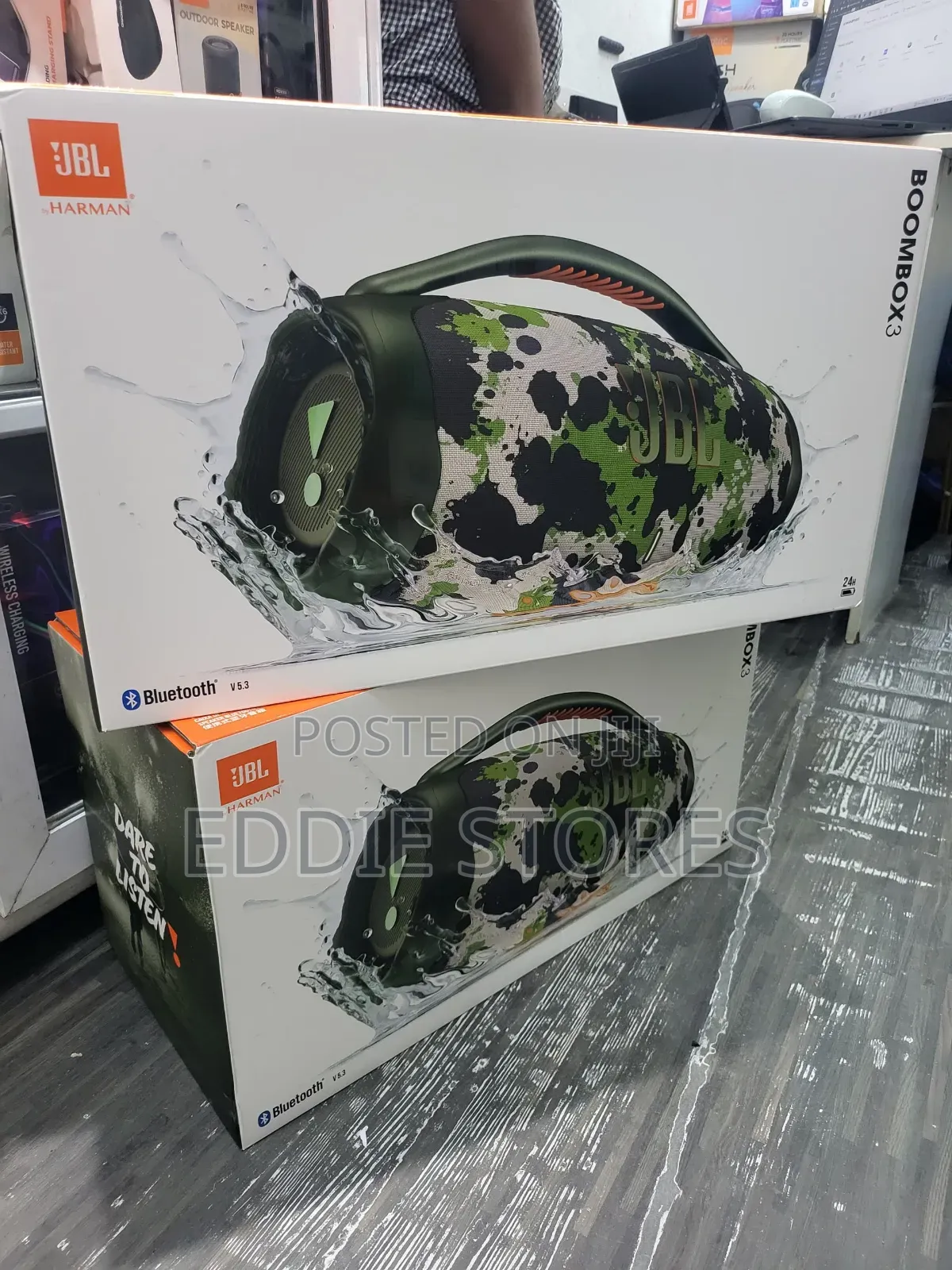JBL Boombox 3 Portable Wireless Bluetooth Speaker