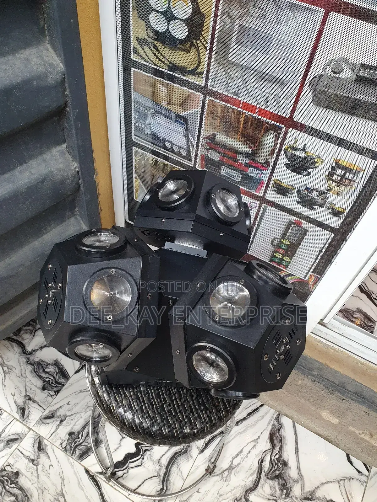 Three Moving Head Light With Laser