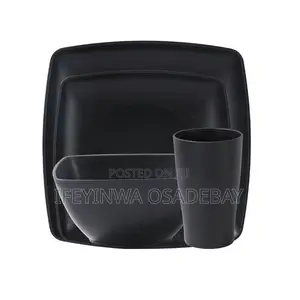 16pcs Quality Plastic Dinner Set