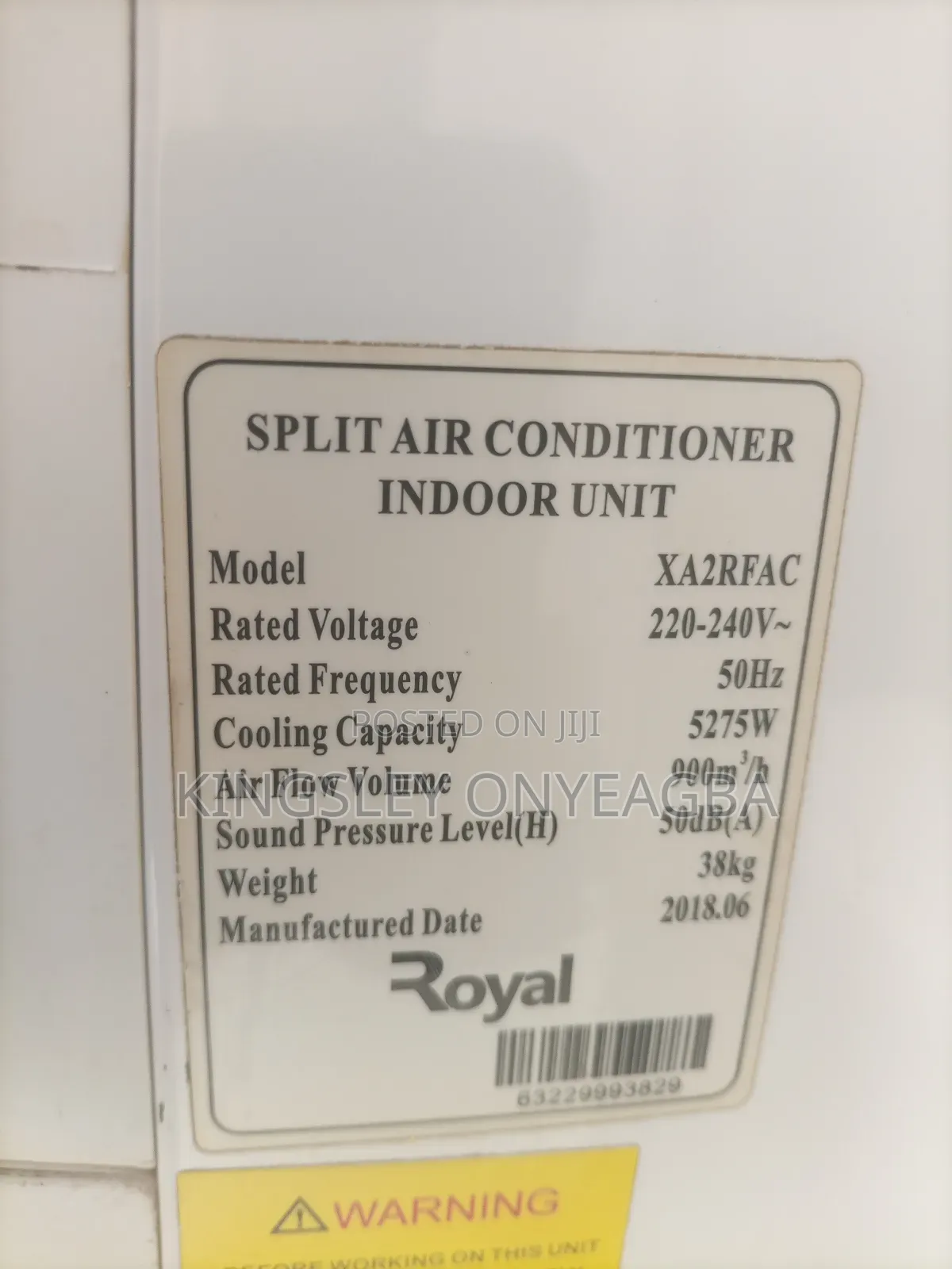2hp Royal Standing Ac
