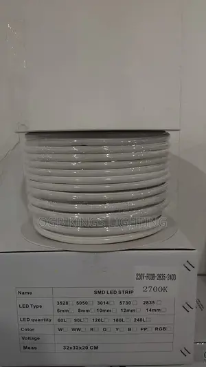 Cob Led Neon Strip Light 220v Power Eu Plug/Switch Ra90 360leds/M High