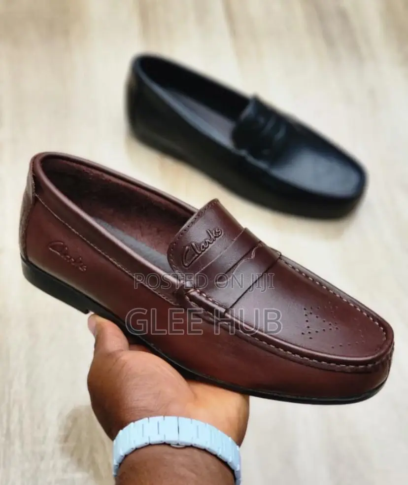 Flat Matte Leather Corporate Shoes