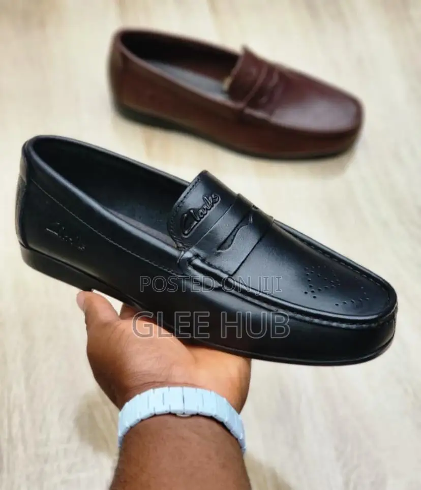 Flat Matte Leather Corporate Shoes
