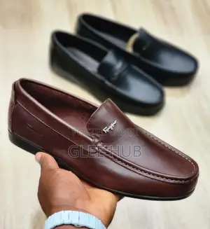Flat Matte Leather Corporate Shoes