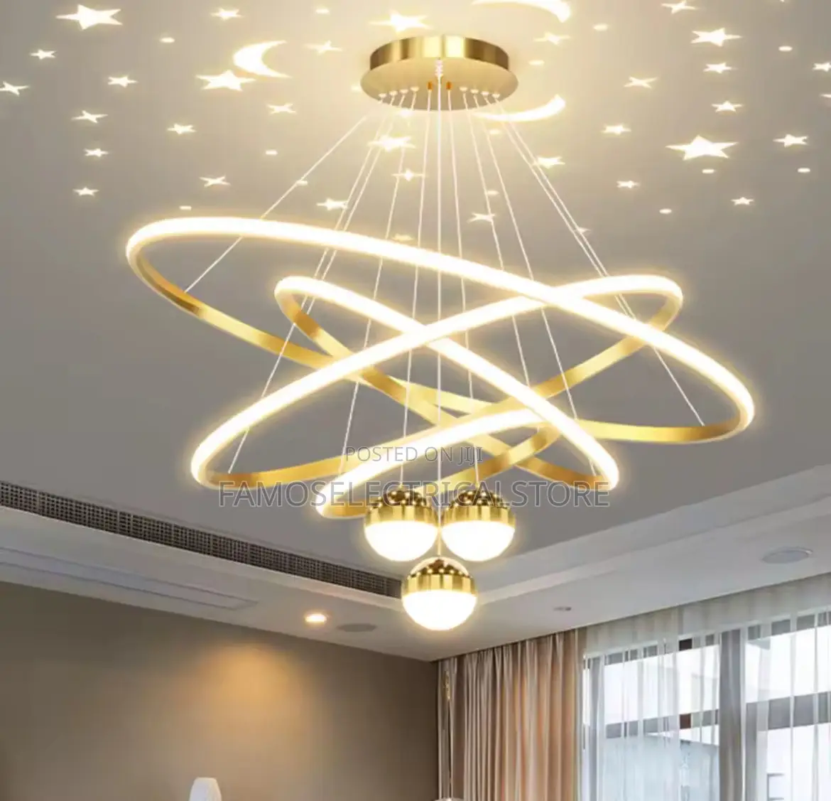 Ceiling Mounted Led Lighting Chandelier