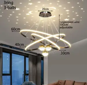 Ceiling Mounted Led Lighting Chandelier