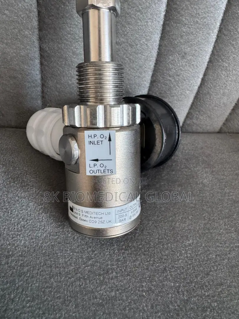 Meditech Oxygen Regulator – Pin Index – Never Used
