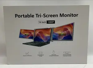 Portable Tri-Screen PCS Monitor 13"