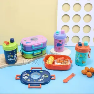 Children Food Flask And Water Bottle