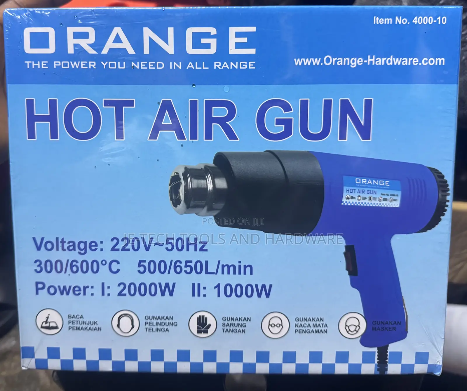 Orange Hot Air Gun