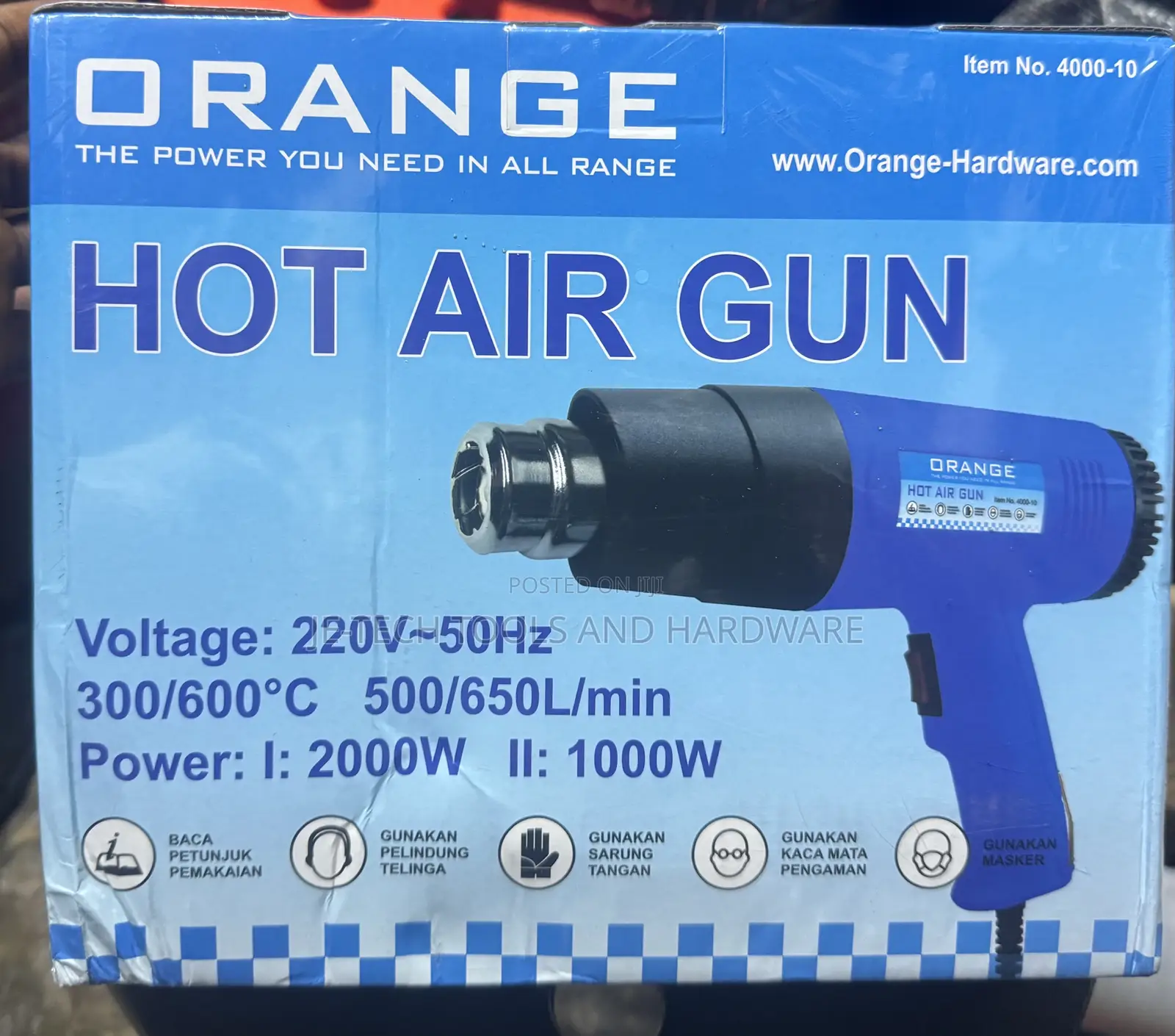 Orange Hot Air Gun