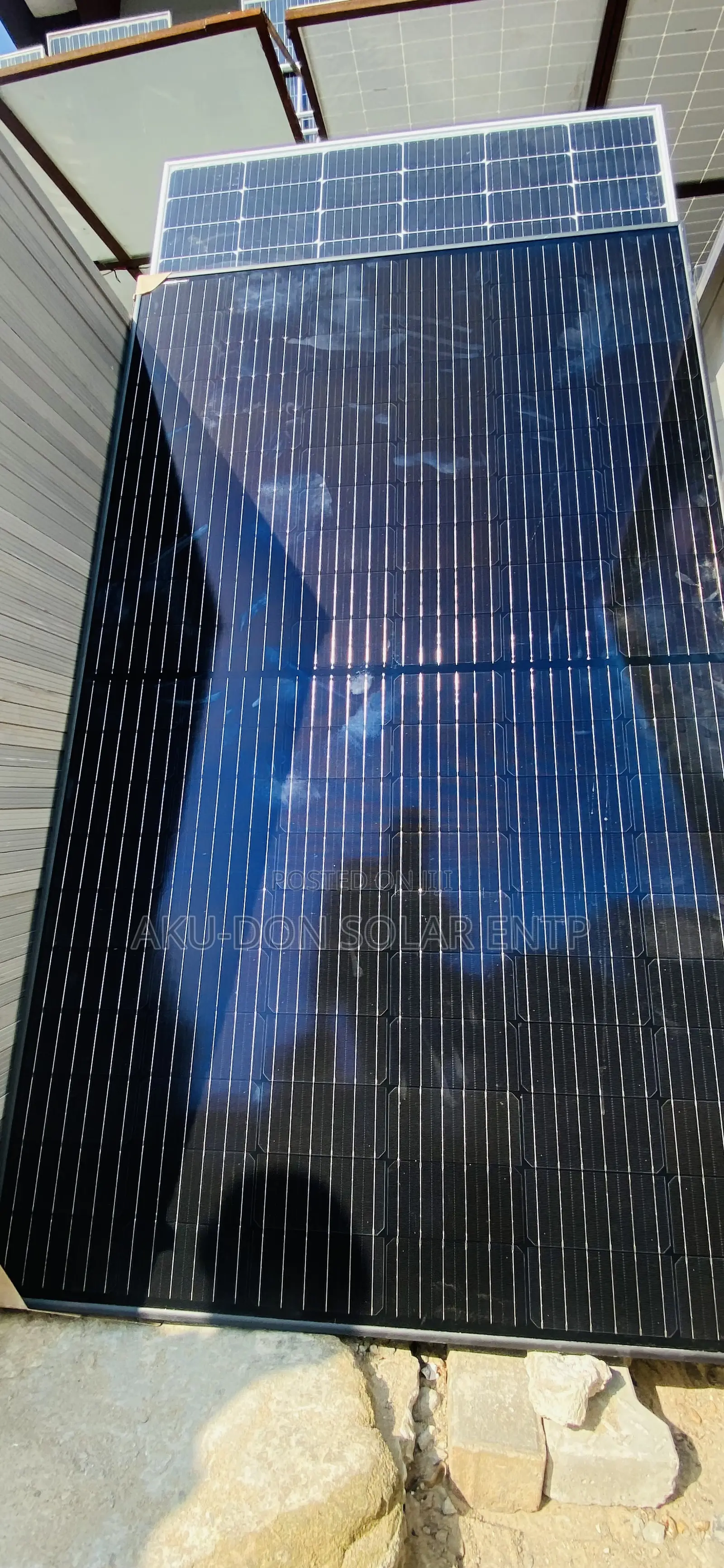 450watts 120cells High Efficiency Longi Fullblack High Voltage Panels