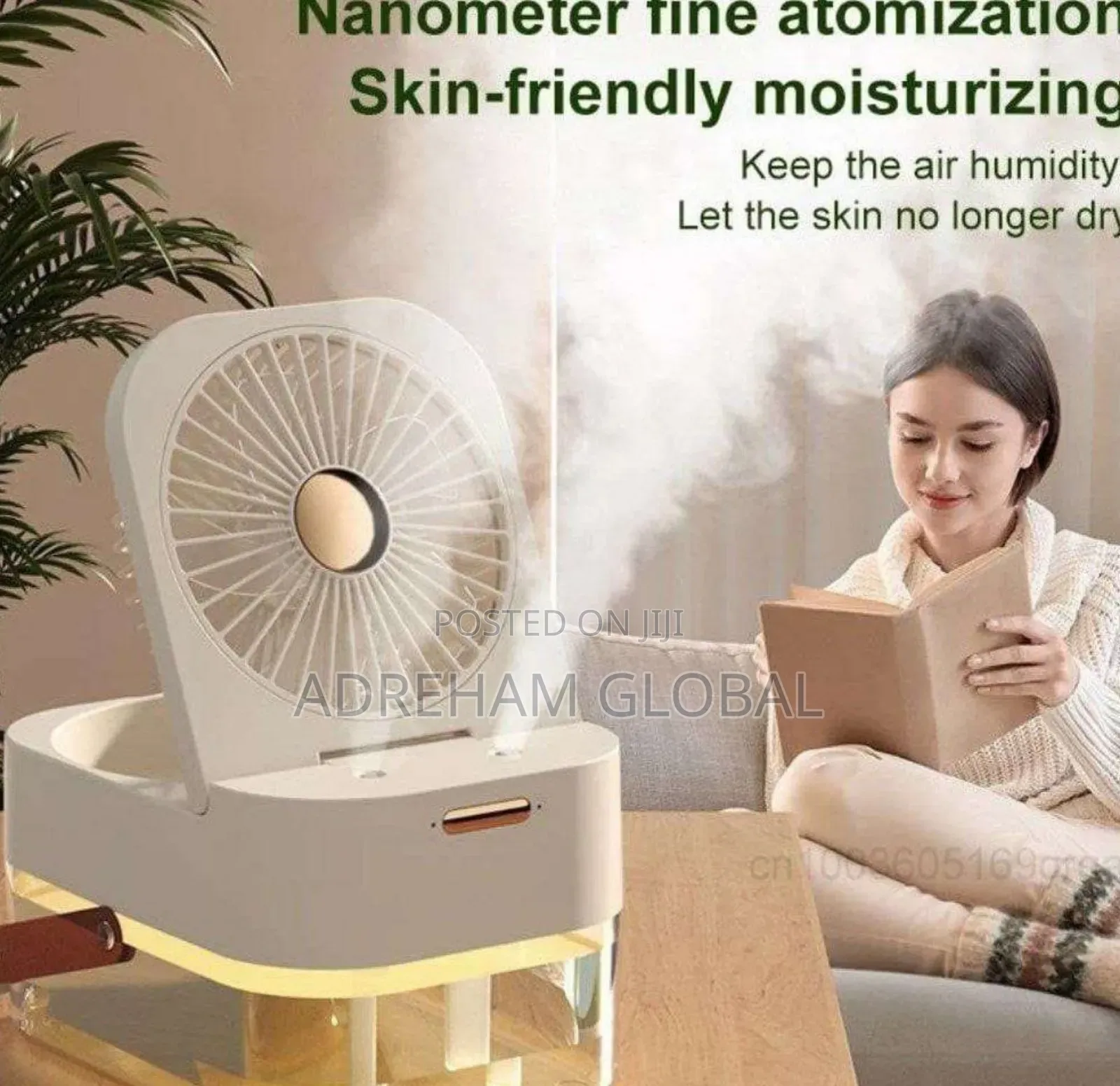 Atomization Moist Rechargeable Fan