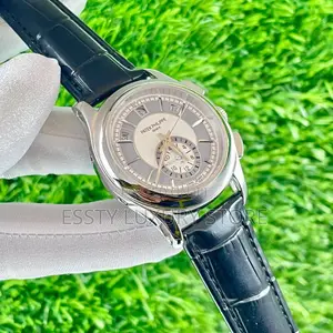 Quality Luxury Patek Philippe Leather Wristwatch
