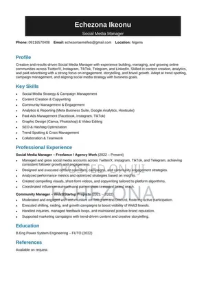 Social Media Manager/Digital Marketer