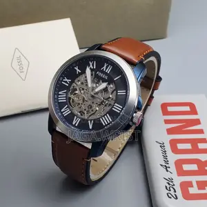 Fossil Skeleton Automatic Leather