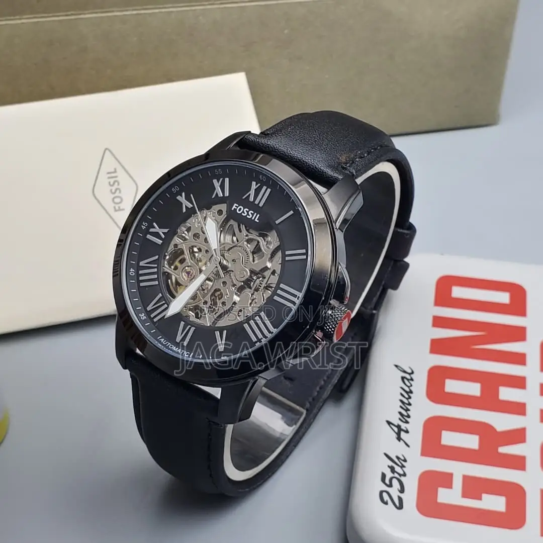 Fossil Skeleton Automatic Leather