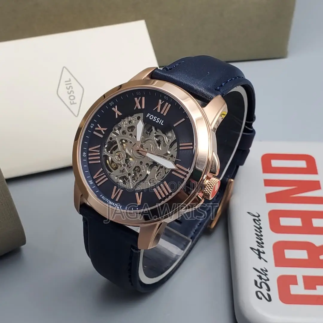 Fossil Skeleton Automatic Leather