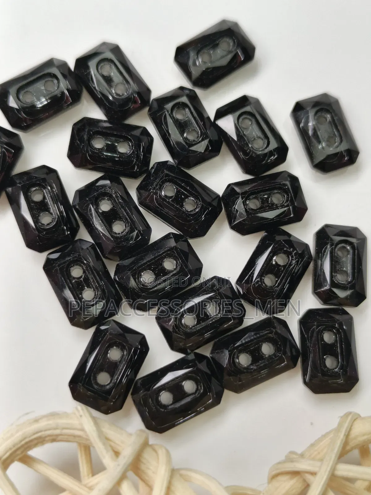 Rectangular Swarovski Buttons