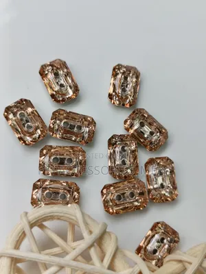 Rectangular Swarovski Buttons