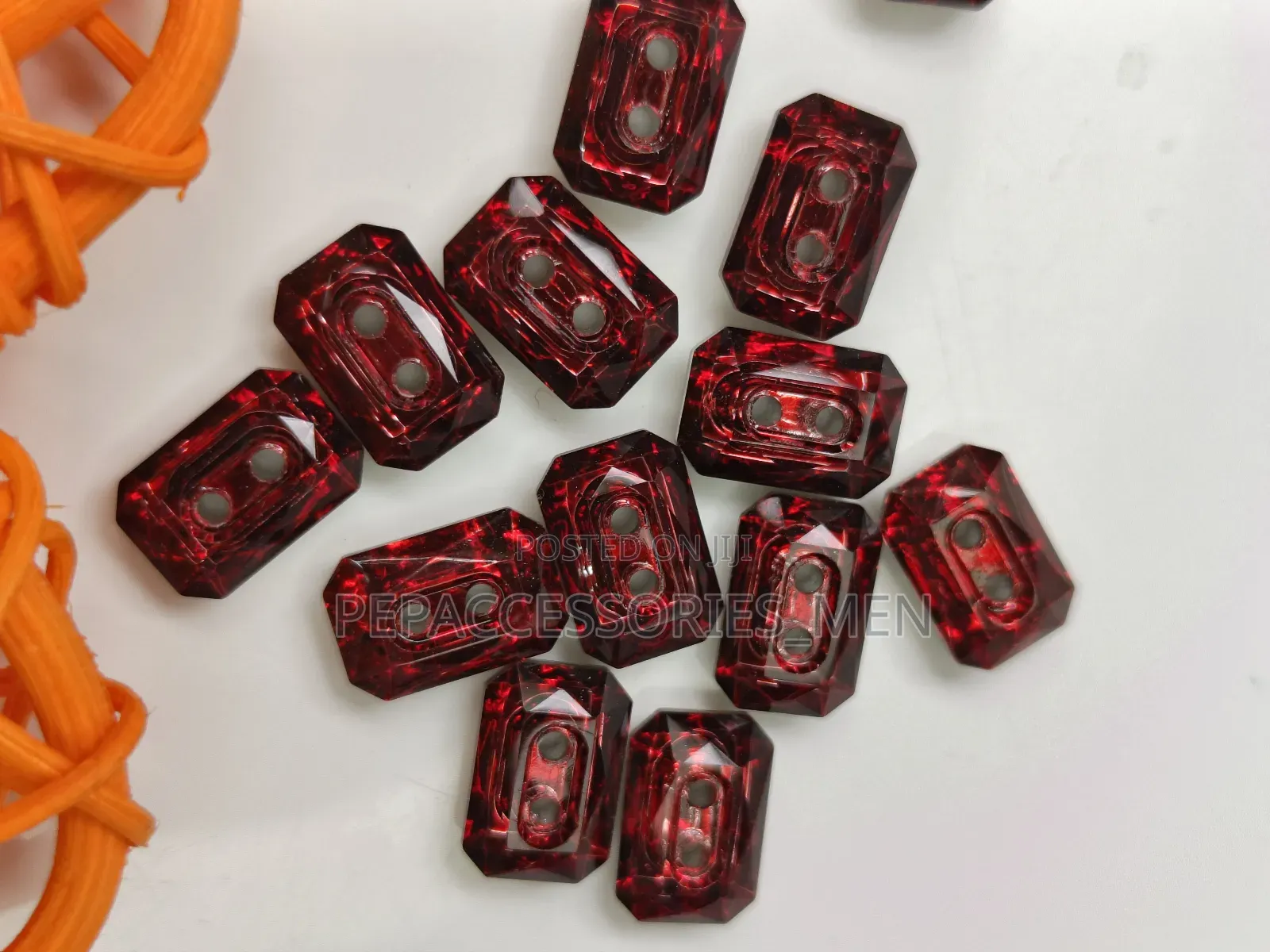 Rectangular Swarovski Buttons