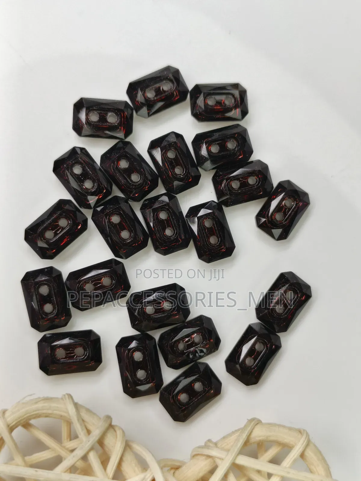 Rectangular Swarovski Buttons