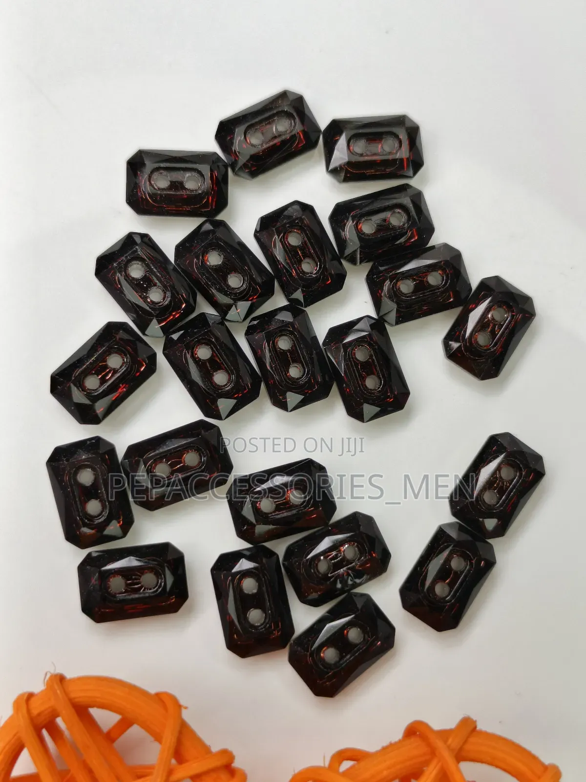 Rectangular Swarovski Buttons