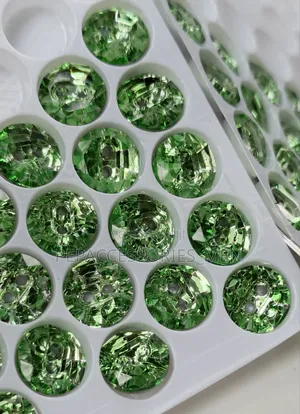 Round Hump Swarovski Buttons