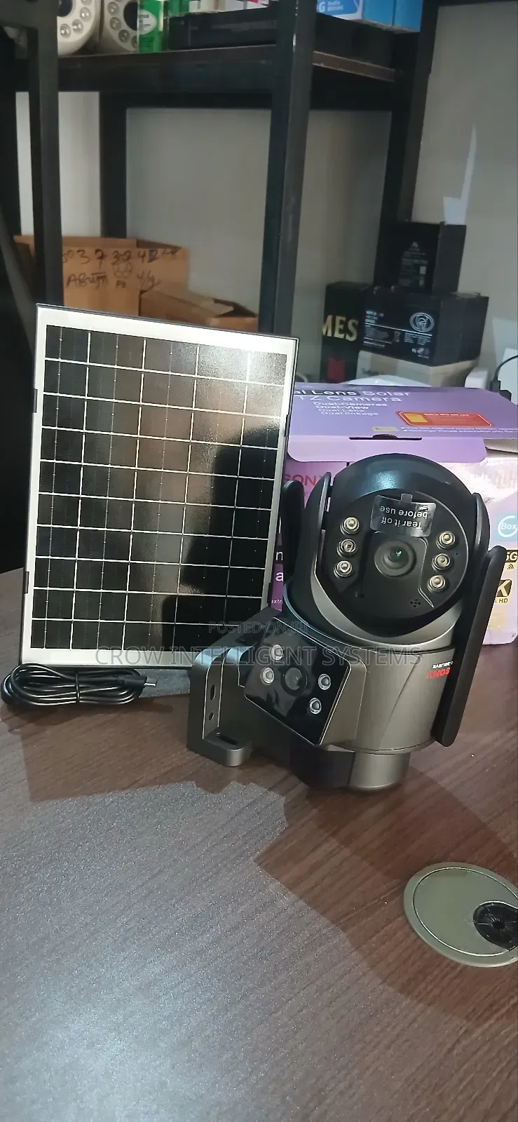 Dual Lens Solar PTZ Camera