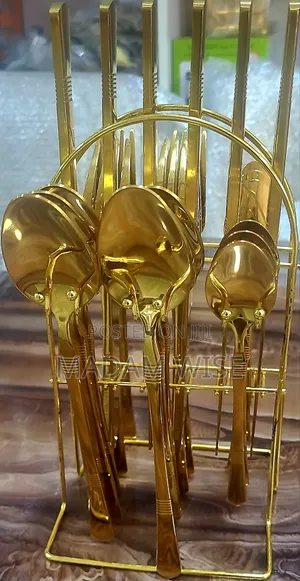 High-Quality Gold Cutlery Set